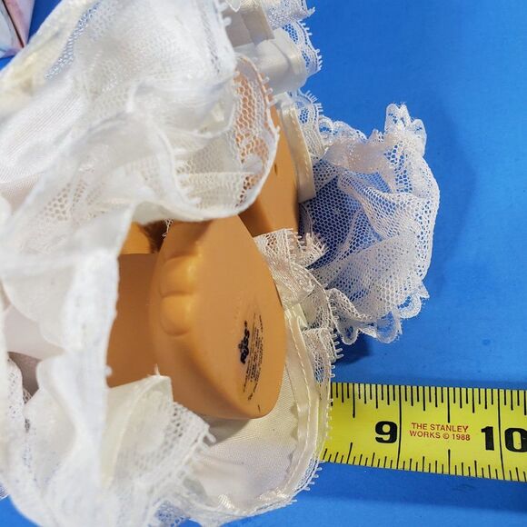 Ugly Cute Vintage  Russ Berrie Pink Hair Troll Bride Doll 8" with Garter Belt - Picture 9 of 11